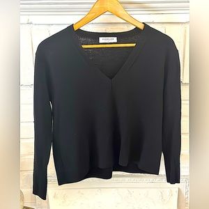 Everlane Cropped Wool Sweater. Super flattering fitted arms and boxy center.